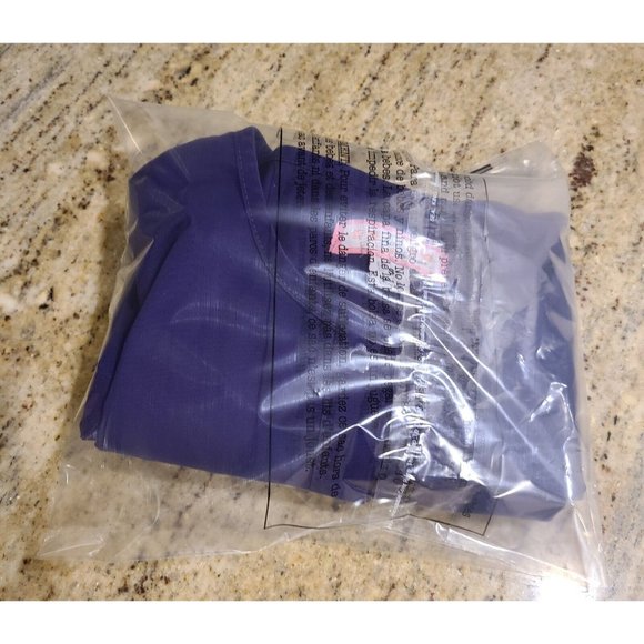 Women's S Small Koi by Kathy Peterson Purple Srub Top - Picture 12 of 12